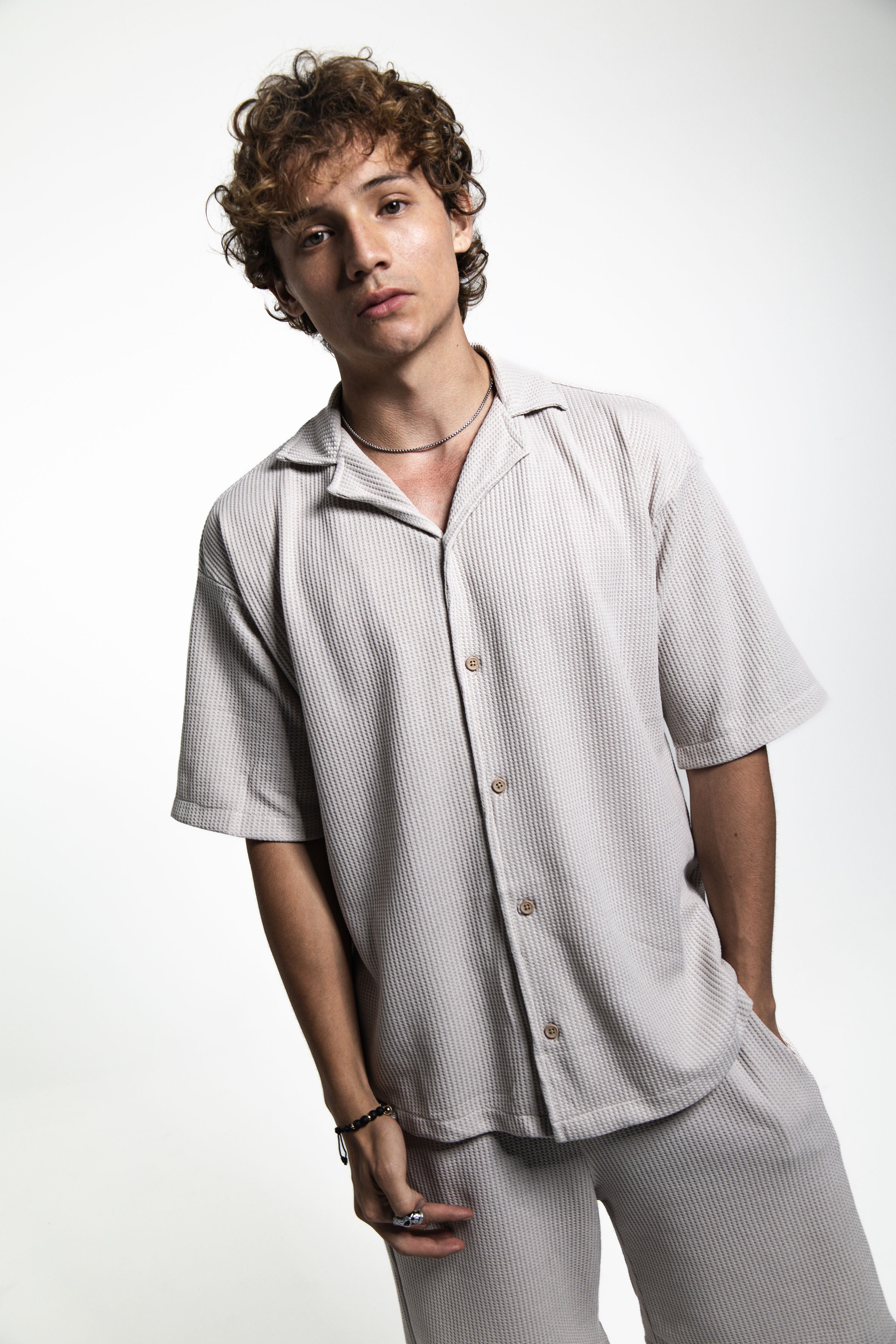 Camisa Barcelona | Beige